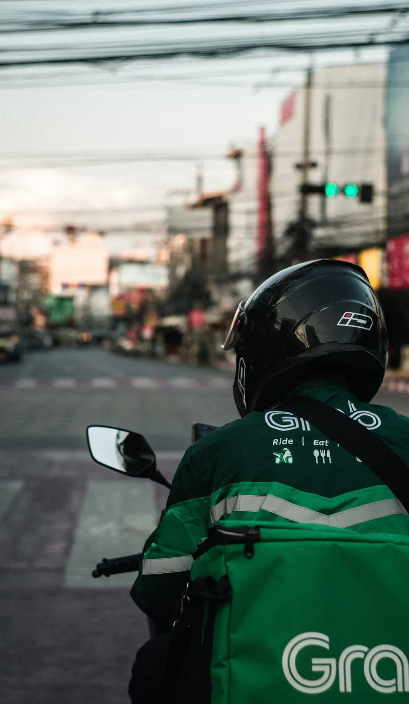 Grab Ride hailing and food delivery